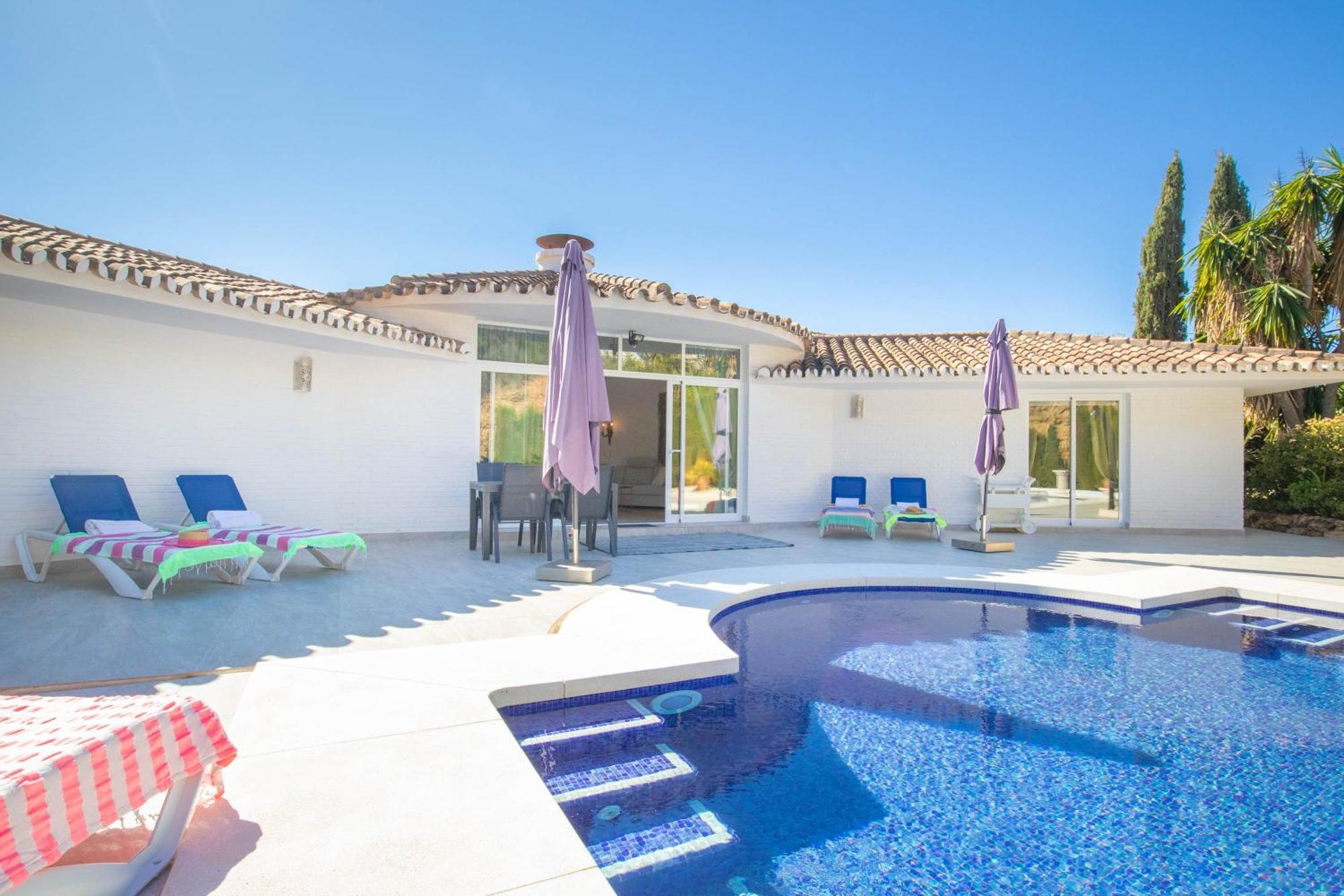 Pool Villa Rancho Domingo Family Friendly - Happy Rentals Benalmádena Exterior foto